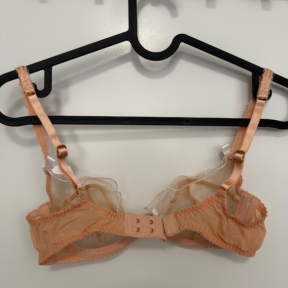 Agent Provocateur Lorna Plunge Bra, Sand, 32b - Picture 3 of 6